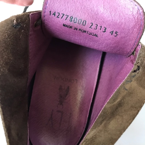 Fly London Officer Orme Ankle Suede Laced Boots - Picture 9 of 9